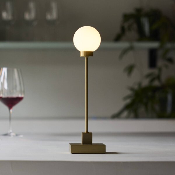 Northern Lampada da tavolo di design Snowball, dimmerabile, Ottone / Oro, Soggiorno / Sala da pranzo, Metallo, Design, Lampada da tavolo
