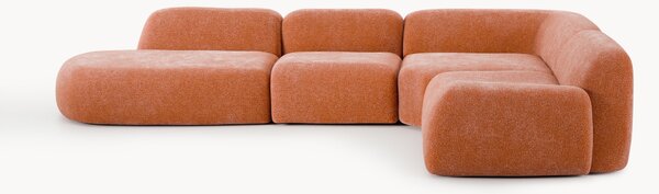 Divano angolare componibile XL con chaise longue Wolke