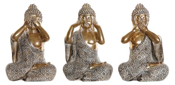 Statuetta in resina meditazione Buddha Decor decorazioni per la