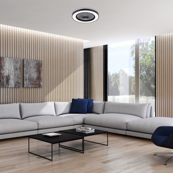 Rabalux 71336-LED Plafoniera dimmerabile con ventilatore DALFON 40W/230V 3000/4000/6000K+RC