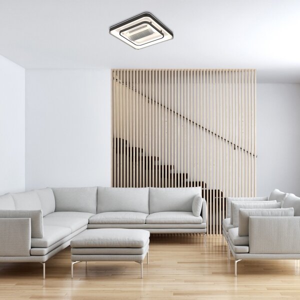 Rabalux 71341-LED Plafoniera dimmerabile con ventilatore AIREON 50W/230V 3000/4000/6000K+RC