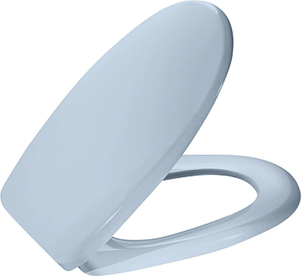Sedile WC MKW con coperchio e cerniera metallica, Euro 3000 Plus, blu whisper, 1 pz
