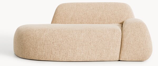 Divano 2 posti in bouclé con chaise longue Wolke