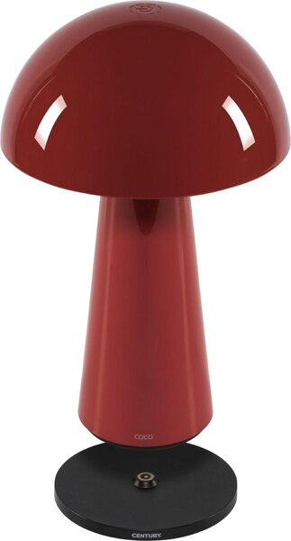 Century LED lampada da tavolo COCO rosso 1,5W 2700K 100 Lumen Dimm. IP44