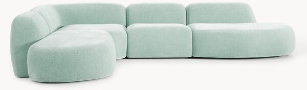 Divano angolare componibile XL con chaise longue Wolke