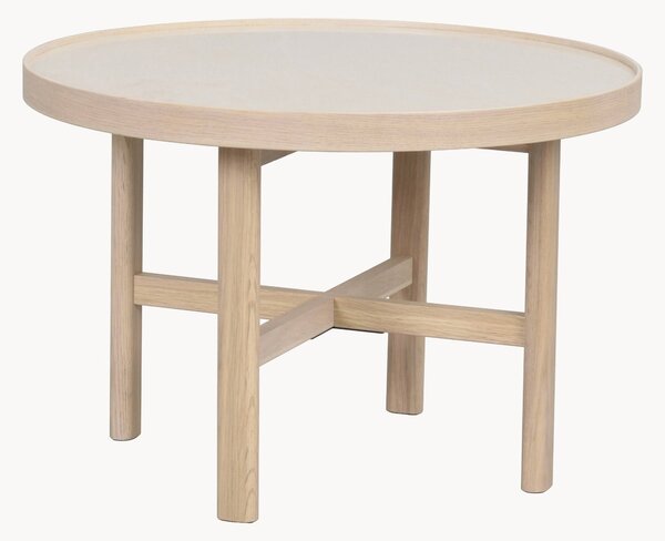 Tavolino da caffè rotondo in legno di quercia Marsden, Ø 60 cm
