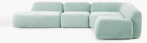 Divano angolare componibile XL con chaise longue Wolke