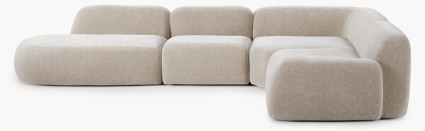 Divano angolare componibile XL con chaise longue Wolke