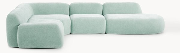 Divano angolare componibile XL con chaise longue Wolke