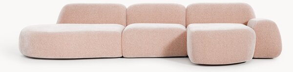Divano angolare componibile 4 posti con chaise longue Wolke