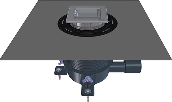 Hutterer & Lechner HL541i "Primus blue" Scarico doccia con vaschetta per piastrelle, 1 pz