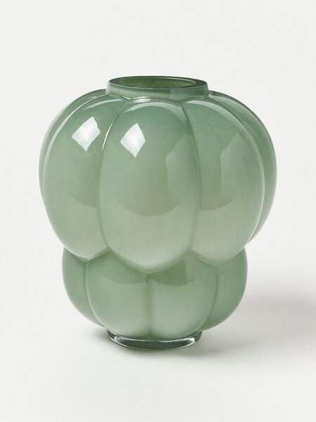 Vaso in vetro soffiato Uva, alt. 22 cm