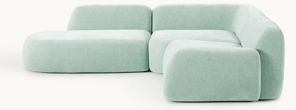 Divano angolare componibile 4 posti con chaise longue Wolke