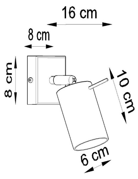 Applique da Parete RING GU10 Orientabile