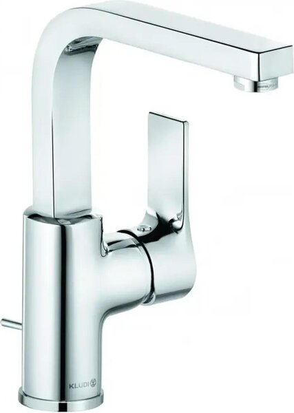 KLUDI ZENTA SL Mitigeur monocommandé pour lavabo, hauteur de bec 220mm, pivotant, avec vidage métallique, 480270565, 480270565