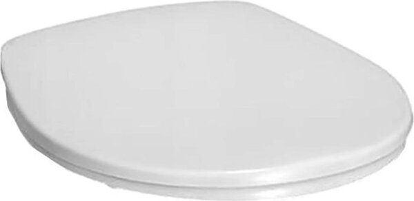 Laufen Austro Sedile WC con coperchio Cerniere in acciaio inox, bianco, 1 pz
