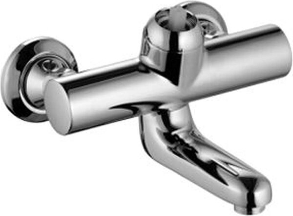 Miscelatore monocomando a parete Kludi Provita senza leva, sporgenza 191 mm, cromato, 1 pezzo