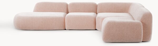 Divano angolare componibile XL con chaise longue Wolke