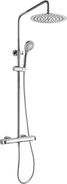 Sistema doccia termostatico Teka cold touch con tubo in PVC da 150 cm, soffione da 200 mm, 1 pezzo