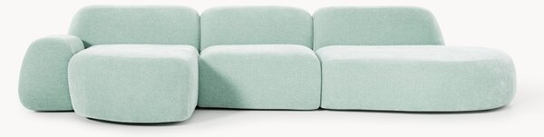 Divano angolare componibile 4 posti con chaise longue Wolke