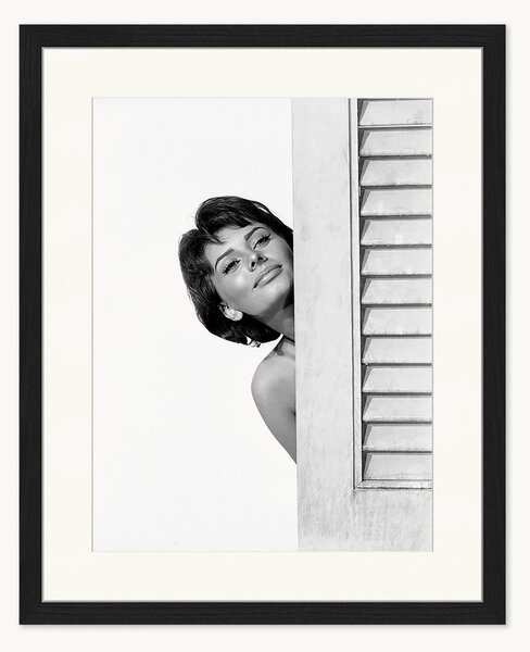 Foto incorniciata fatta a mano Sophia Loren