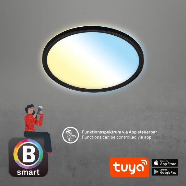 Briloner 7058-015 - Luce LED dimmerabile SLIM LED/18W/230V Wi-Fi Tuya + +TC