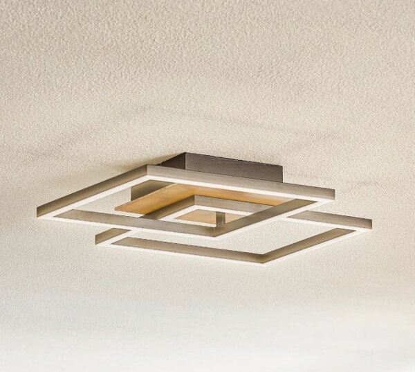 Briloner 3210-014 - Plafoniera LED dimmerabile FRAME 2xLED/11W/230V marrone