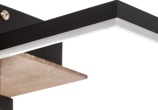 Briloner 3210-014 - Plafoniera LED dimmerabile FRAME 2xLED/11W/230V marrone