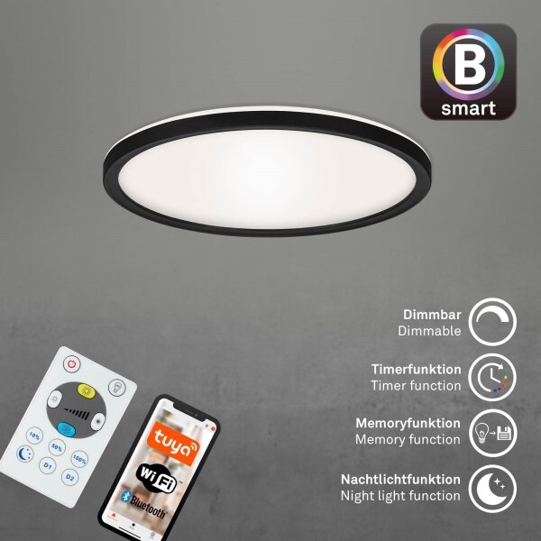 Briloner 7058-015 - Luce LED dimmerabile SLIM LED/18W/230V Wi-Fi Tuya + +TC