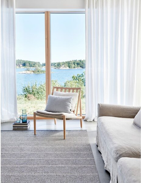 Passatoia da interno/esterno grigia 85x200 cm Belle Concrete – Pappelina