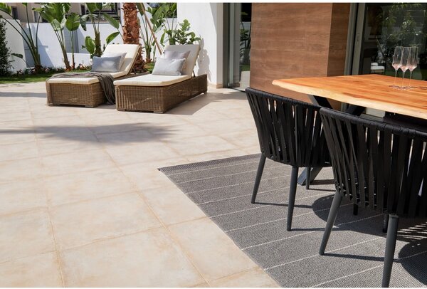 Passatoia da interno/esterno grigia 85x200 cm Belle Concrete – Pappelina
