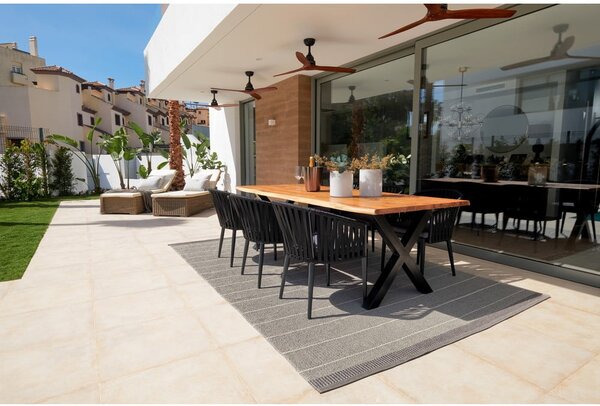 Passatoia da interno/esterno grigia 85x200 cm Belle Concrete – Pappelina