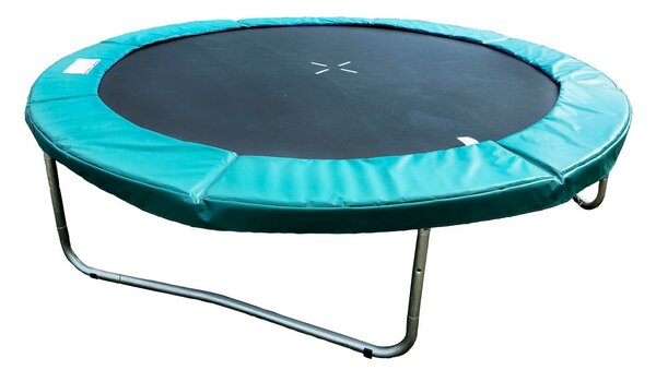 Homcom Copertura di protezione per trampolino elastico, Verde, Ø305cm