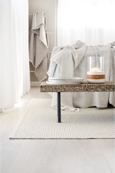 Tappeto da interno/esterno color crema 85x160 cm Mono Linen Vanilla – Pappelina