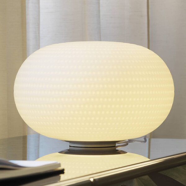 Fontana Arte Lampada da tavolo di design BIANCA, Soggiorno / Sala da pranzo, Vetro, Design, Lampada da tavolo