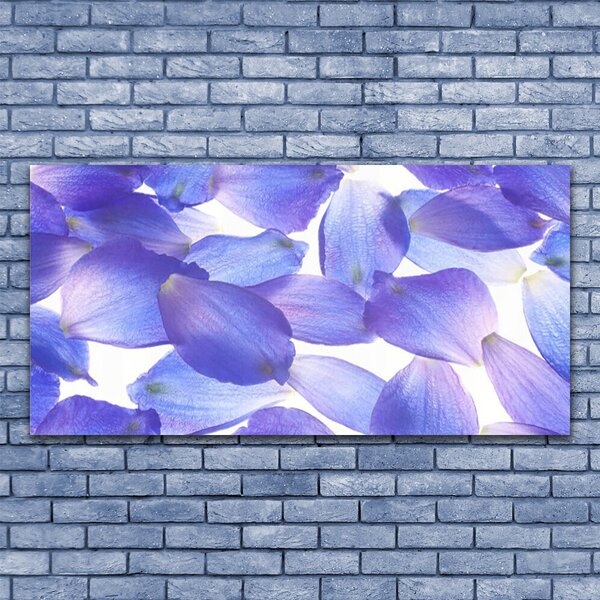 Quadro su tela I petali della pianta La natura 100x50 cm