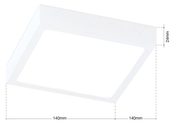 ORION Plafoniera a LED Disc, dimmerabile, Bianco / Opale, Soggiorno / Sala da pranzo, Alluminio, Moderno, Plafoniera LED