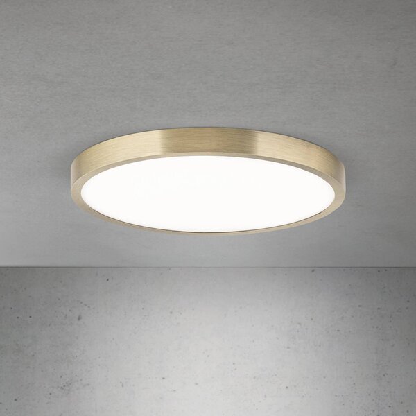 ORION Plafoniera a LED Disc, dimmerabile, Bronzo / Ottone antico, Soggiorno / Sala da pranzo, Alluminio, Moderno, Plafoniera LED