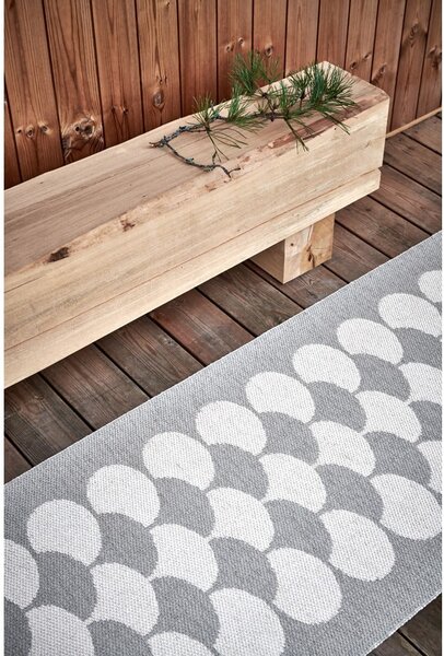 Passatoia da interno/esterno color crema 70x250 cm Poppy Linen – Pappelina