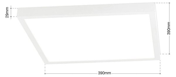ORION Plafoniera a LED Disc, dimmerabile, Bianco / Opale, Soggiorno / Sala da pranzo, Alluminio, Moderno, Plafoniera LED