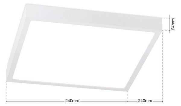 ORION Plafoniera a LED Disc, dimmerabile, Bianco / Opale, Soggiorno / Sala da pranzo, Alluminio, Moderno, Plafoniera LED
