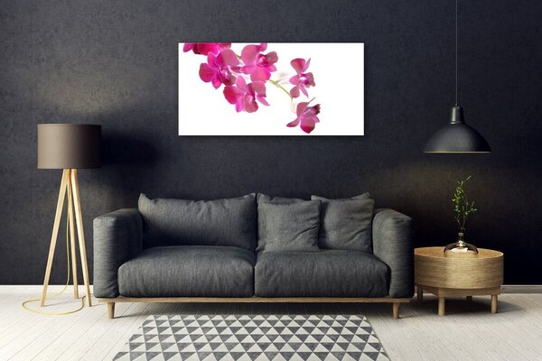 Quadro vetro Fiori Pianta naturale 100x50 cm 2 appendini