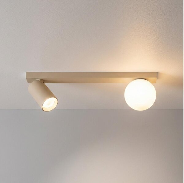Brilagi - Faretto orientabile SELE BALL 1xGU10/30W/230V + 1xG9/10W beige