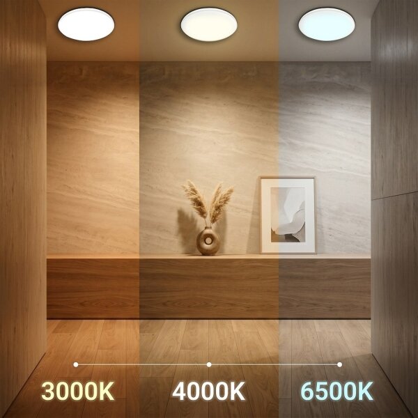 Plafoniera LED HUGO LED/21/32/42W/230V 3000/4000/6500K diametro 45 cm IP54 bianca