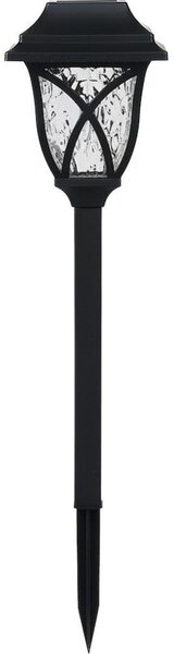 Lampada solare LED LAWN LED/1,2V 100 mAh 3000K 44 cm IP44 nera