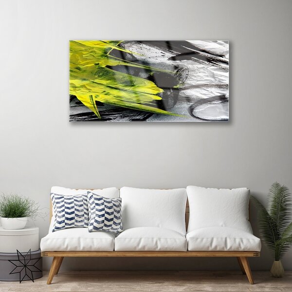 Quadro in vetro Grafica astratta 100x50 cm 2 appendini