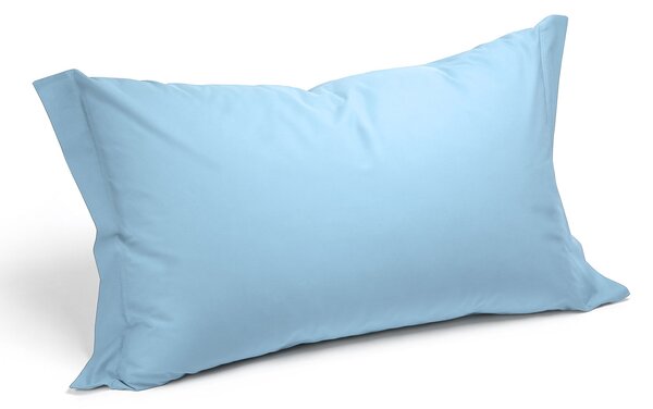 Coppia Federe In Cotone Cotone Tinta Unita Standard Caleffi Tinta Unita Azzurro Caleffi