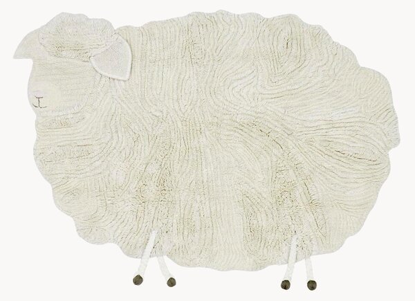 Tappeto per bambini in lana tessuto a mano Sheep, lavabile