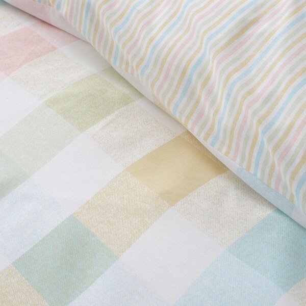 Biancheria da letto per letto matrimoniale 200x200 cm Spring Check – Catherine Lansfield