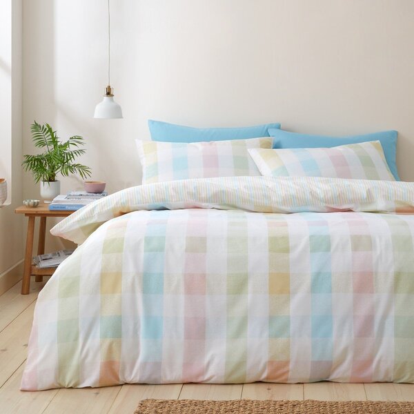Biancheria da letto per letto matrimoniale 200x200 cm Spring Check – Catherine Lansfield